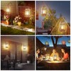 UBright Metal Solar Lantern Lights Outdoor Waterproof Hanging Solar Lights
