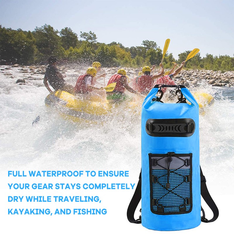 Floating Waterproof Dry Backpack 20L PVC Drifting Bag for Rafting