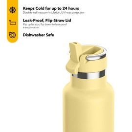 RTIC 26oz Journey Bottle Metal Stainless Steel Vacuum Insulated, BPA Free, Reusable, for Water, Hot and Cold Drinks, Travel, Sports, Camping, Sunlight