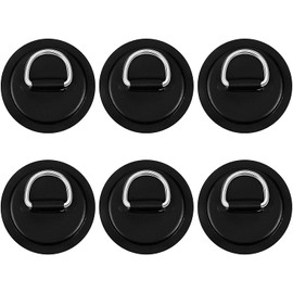 Namvo Paddle Board Patch SUP Bungee Deck Rigging Kit with 6Pcs D Ring Patch and Elastic Shock Cord for PVC Inflatable Boat Deck Attachment Kit Kayak Accessories