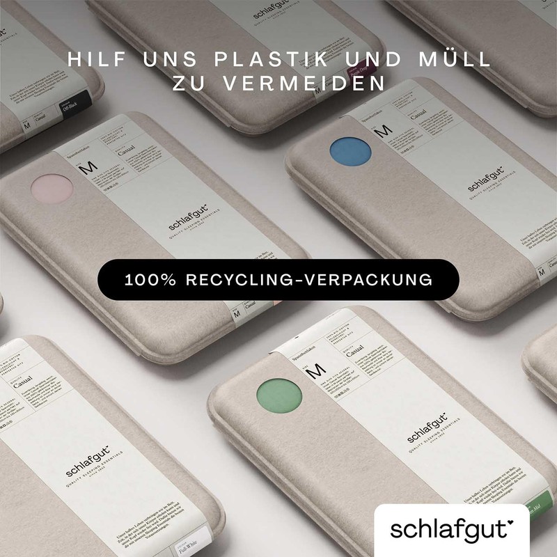 Schlafgut Casual Fitted Sheet, 120 x 200 cm to 130