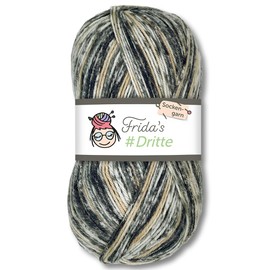 Frida's Wollhaus Frida's 100 g #Third Sock Wool Yarn Knitting Crochet Virgin Wool 10 Colours (FW-170-02)