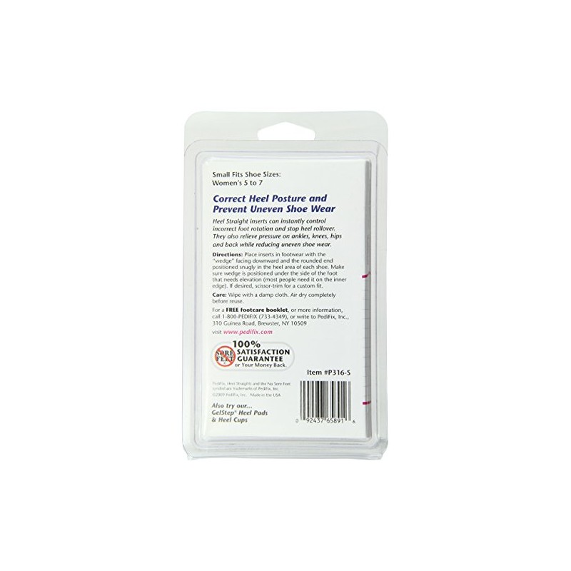 PediFix Heel Straights Small 1 Pair per Pack