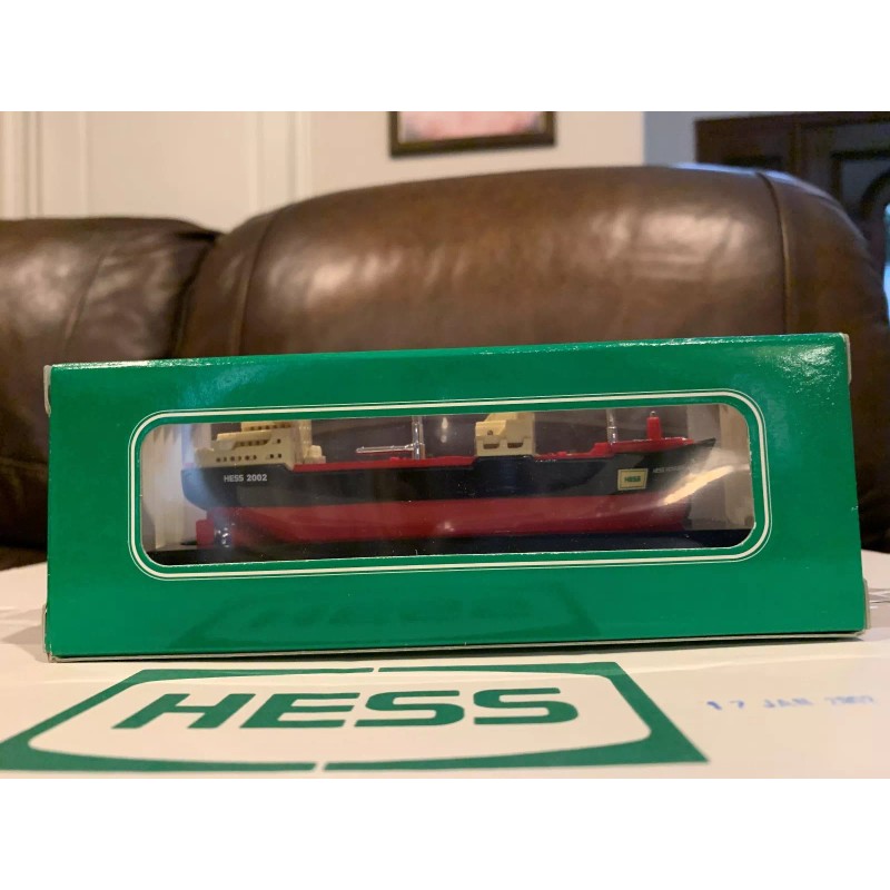 Hess 2002 HESS MINIATURE VOYAGER TANKER BOAT MIB! FROM FRESH