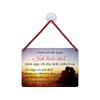 Blechwaren Fabrik Braunschweig Cult Hanger 'Ich Liebe Dich' KH003 Decorative