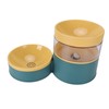 Pet Double Bowl Water Dispenser 1L Neck Protection Anti Tip