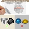 CAPMESSO Espresso Foils -Coffee Pod Seal Lids to Reusable Nespresso