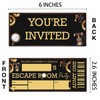 Qlnuk Escape Room Party Invitations Mystery Escape Room Ticket Invitations