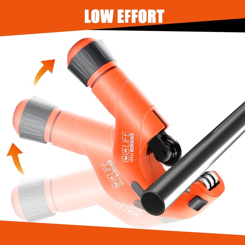 CCLIFE Pipe Cutter Set 4-Piece 5-50 mm and 3-22 mm,