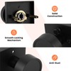 Haidms Black Interior Door Knobs, Zinc-Alloy Heavy Duty Round Matte