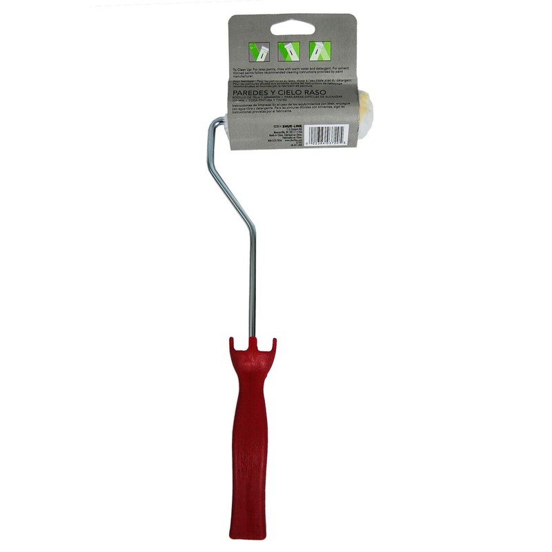 Shur-Line 3720C 4-Inch Fabric Mini Roller with 12-Inch Handle