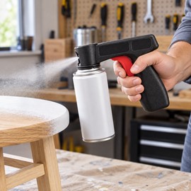 Portable Spray Can Trigger Handle Grip – Reusable Aerosol Paint Handle Tool for Comfortable DIY Painting Projects