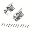6 Pcs 2.5 Inch Stainless Steel Door Hinges, Silver Door