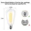 Hobbynors 10Pack ST38 LED Outdoor String Light Replacement Bulbs, Shatterproof
