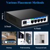 Poe Switch, 5 Port Gigabit PoE Switch, (4 Port gigabit