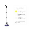 Electric Spin Mop, Duster, and Polisher, LED Lights, Ewbank Nifftee