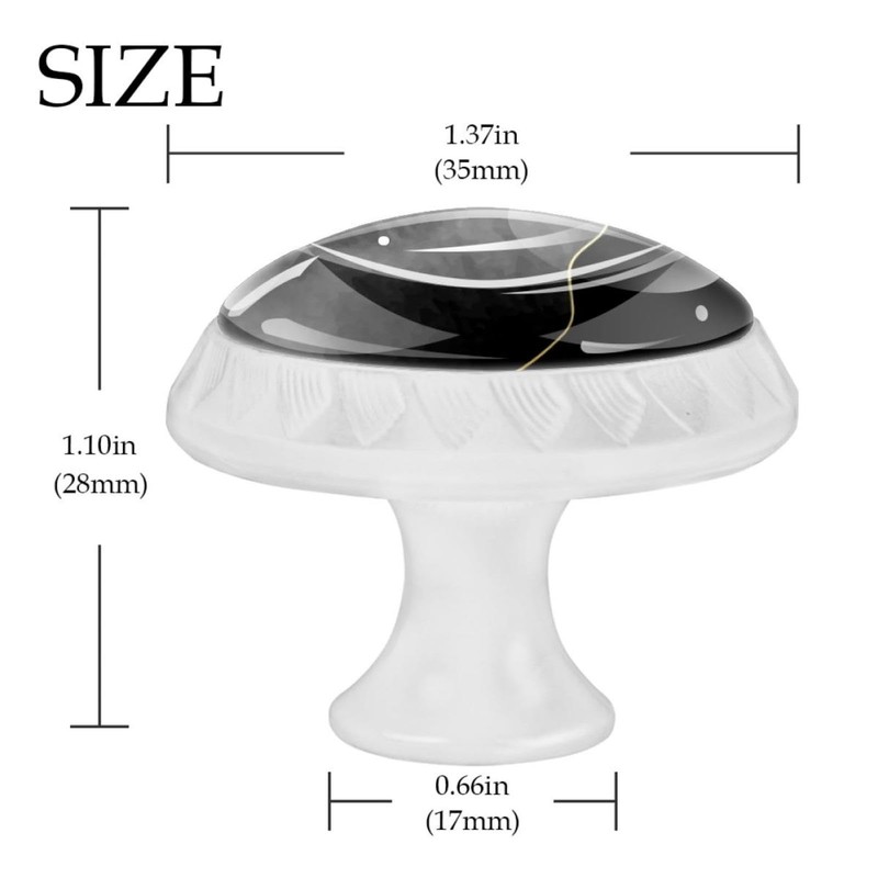 4 Pcs Marble Ombre Watercolor Ink Black White Grey White