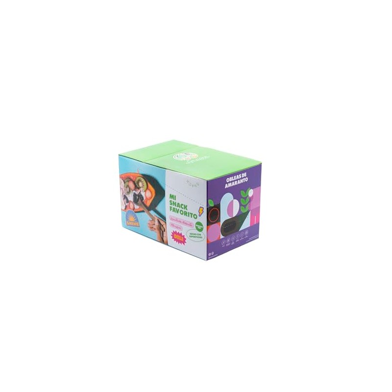 AMAREA® Obleas de Amaranto Natural, 30g, Snack Saludable, Sin Azúcar,