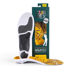 CURREX GolfPRO Insole - Dynamic Support Insole for Men, Women & Teenagers - For Perfect Support & Posture on the Golf Course - More Precision & Superior Comfort