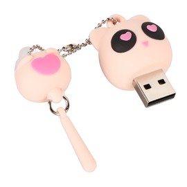 Cartoon USB Flash Drive Kitten Style USB2.0 Interface Plug and Play High Speed Memory Thumb Stick for Laptop Desktop Car 64G