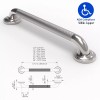 Ameriluck 1-1/4 x 12 inches Decorative ADA Stainless Steel Shower