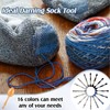 Jexine Darning Egg for Socks Wooden Darning Supplies Kit with