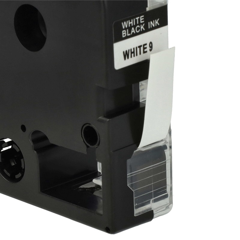 vhbw 2x Label Tape Cassette Compatible with Epson LabelWorks LW-1000P,