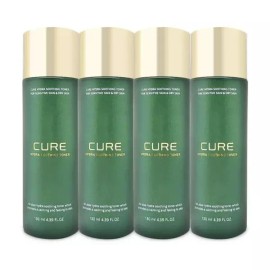 KJM ALOE [김정문알로에]김정문알로에 큐어 하이드라 수딩 토너 130ml 4개 Ss (34212476) Kim Jung Moon Aloe Cure Hydra Soothing Toner 130ml 4pcs Set [Single color/1 piece]