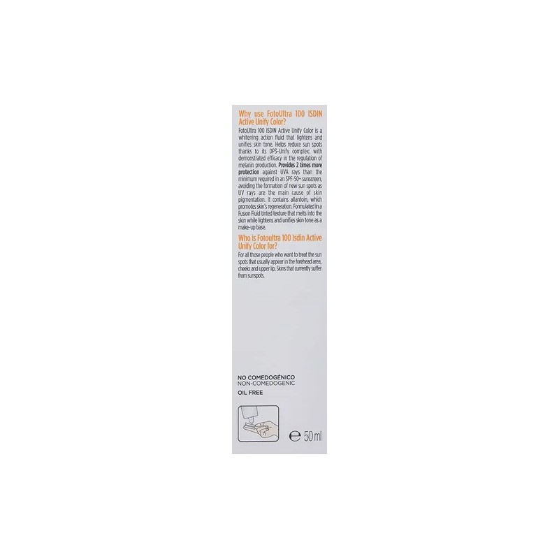 Protector Solar Isdin Foto Ultra Fps 50 Active Unify 50
