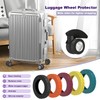 loooghom 16Pcs Luggage Wheel Covers,Silicone Suitcase Cover for 2-2.4'' Spinner