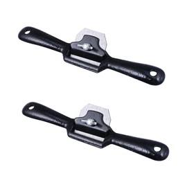 Operitacx 2 Pieces Adjustable Spokeshave Hand Tool with Flat Base for Crafting Ergonomic Design Sturdy Metal Handle Sharp for Precise Woodworking