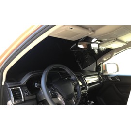 HeatShield, The Original Windshield Sun Shade, Custom-Fit for Ford Thunderbird Coupe 1964, 1965, 1966 Gold Series