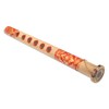 NOVICA Artisan Handmade Bamboo Flute Balinese Coconut Shell Musical Instrument