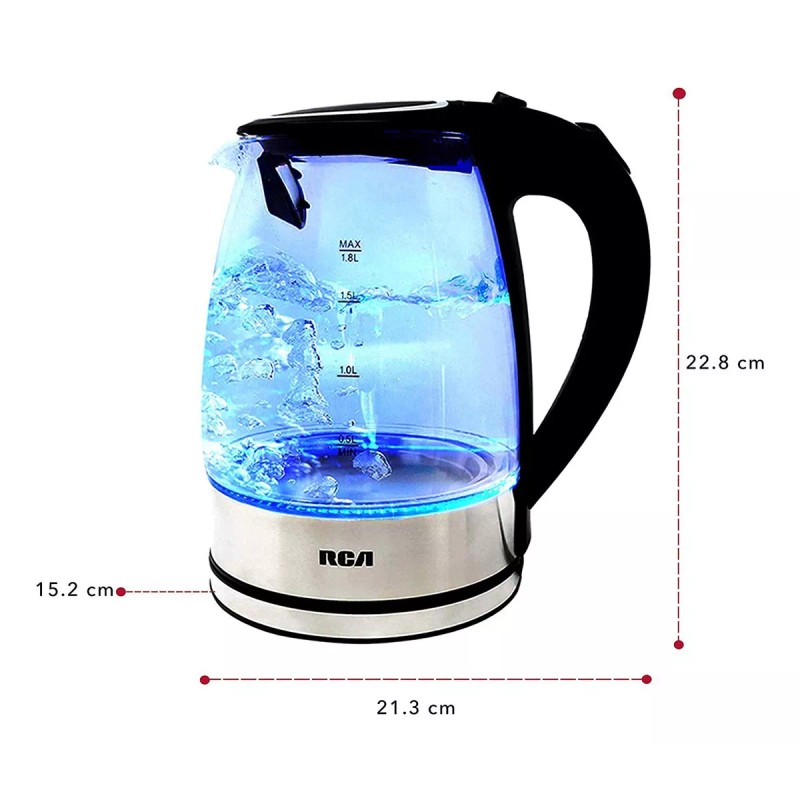 RCA Jarra eléctrica RCA RC-328 transparente 1.8L