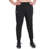 BROKIG Mens Vertzip Gym Joggers Pants, Carrot Fit Athletic Pants