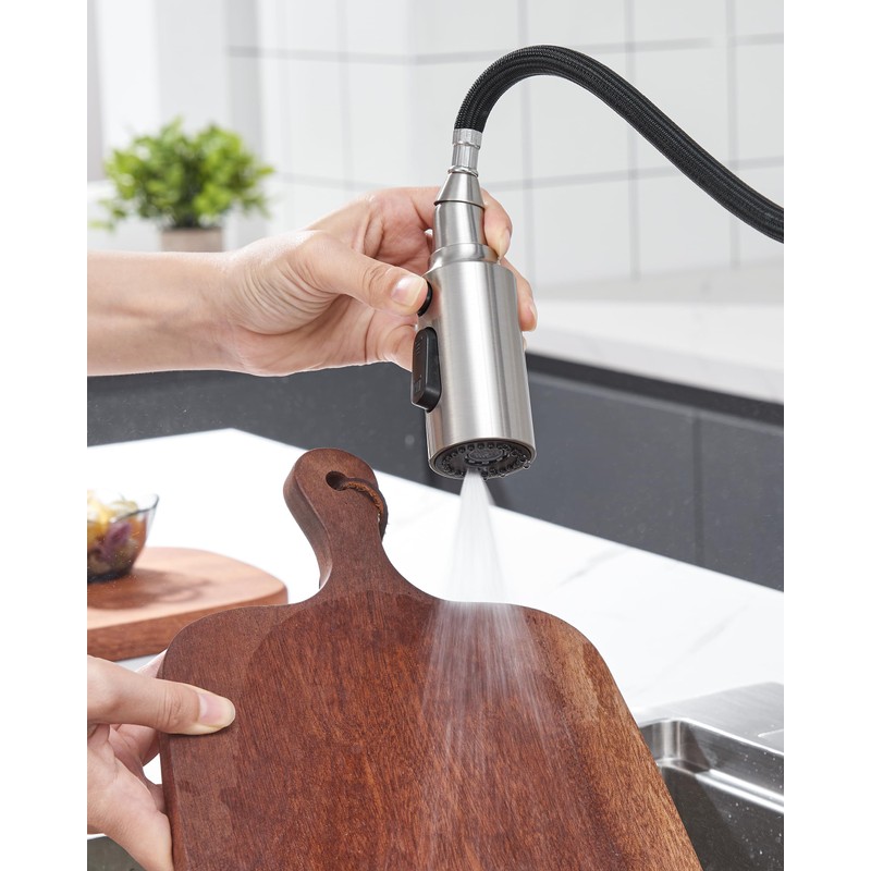 HEISOK Kitchen Faucet Spray Head Replacement, Pull Down Faucet Head