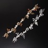 JWICOS Diadema de novia con hojas y flores, accesorio para