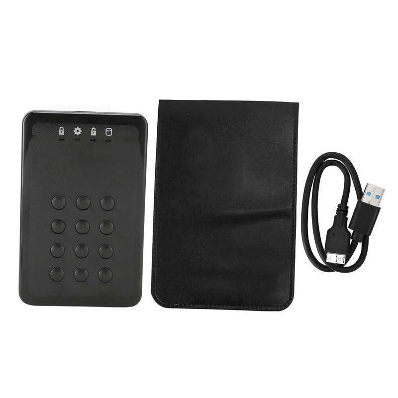 External Hard Drive Portable Encrypted Hard Drive 2.5 Inch USB3.0