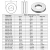 sourcing map AXK1226 Axial Needle Bearing with Washers 12mm Bore