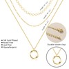 Dochais Layered Gold Chain Necklaces for Women Dainty Choker Charm