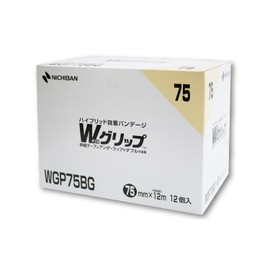 Nichiban WGP75BG Battlewin W Grip (Self-Attached), 12 Rolls, 3.0 inches (75 mm) x 39.2 feet (12 m)