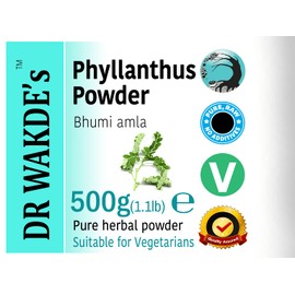 DR WAKDE'S Bhumi-amla Powder (Phyllanthus niruri) - 1Kg (2.2lb) | Pure, Raw & Dried Powder | Natural Aroma and Freshness | Fine Powder | Vegan | Premium Grade | Nothing Added, Nothing Removed