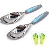 Jardineer Multi-Use Soil Scoops, Stainless Steel Garden Trowel, All-in-One Dirty