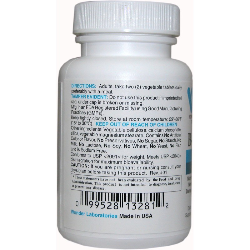 Wonder Labs B-Complex with Vitamin C Time Release, Nutritional Support