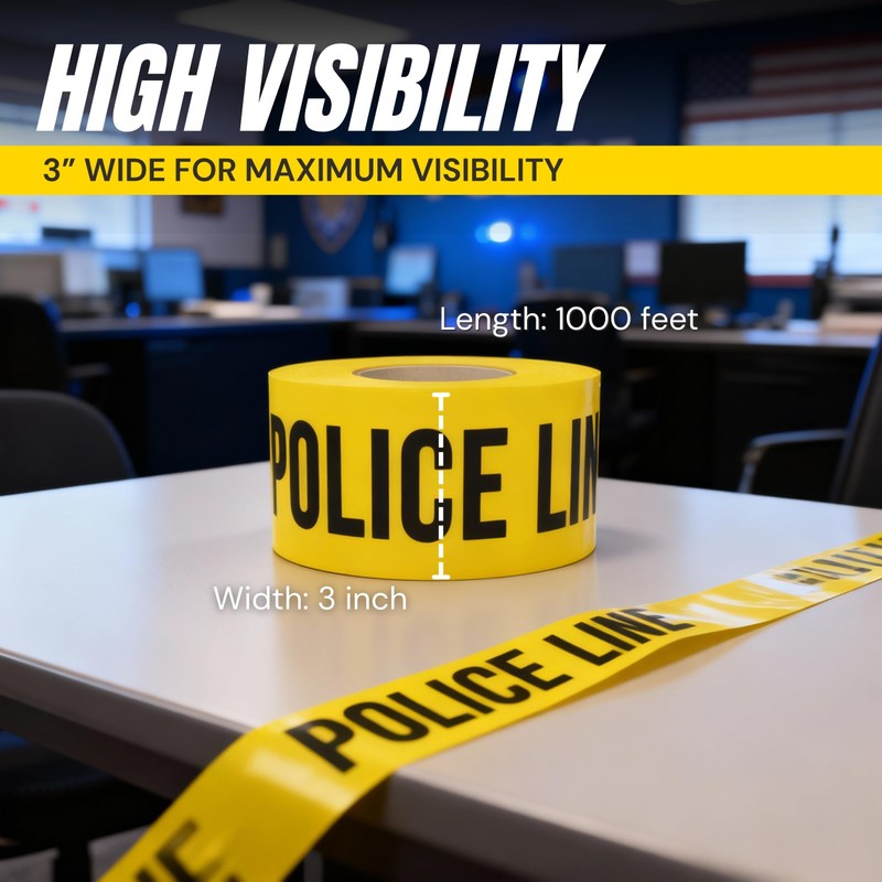 Police Line Do Not Cross Barricade Tape 6 Pack 3