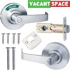 VACANTSPACE Vacant or in-Use Bathroom Indicator Privacy Handle Lock |
