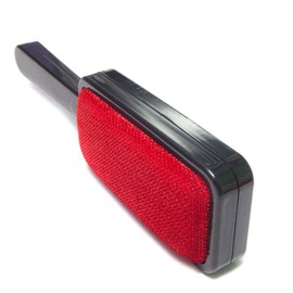 Caraselle Ltd Double Action 2 Way Clothes Brush - LINT_REMOVER - Red Nylon, Polyester Handle