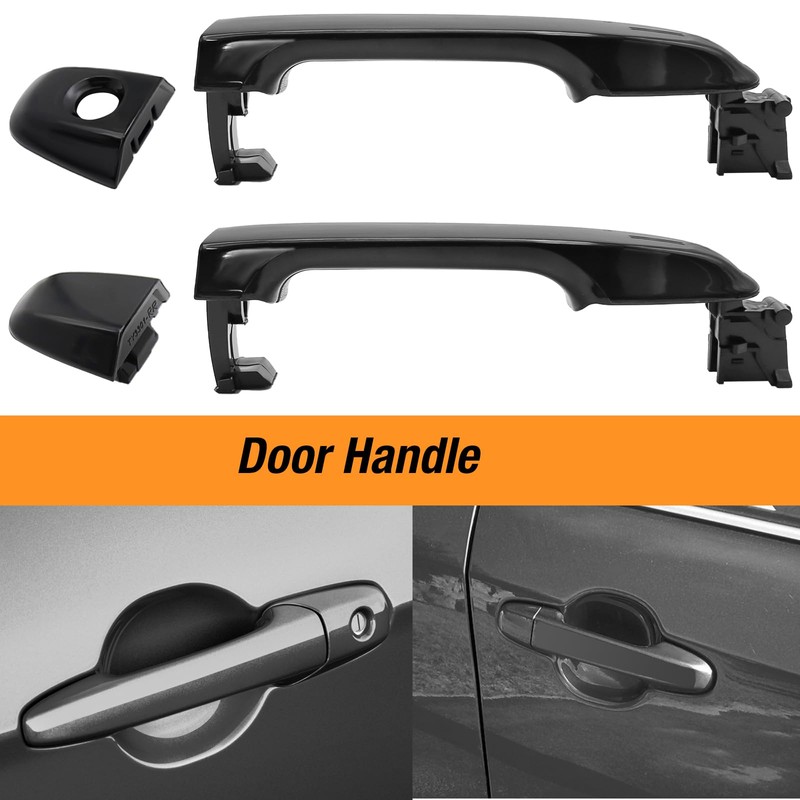 Vkinman Front and Rear Exterior Door Handle Replacement for Toyota