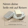 ASAVO metal soap tin 9.5 x 6.0 x 3.2 cm