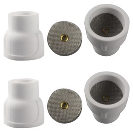 Vaphy #12 Ceramic (4-Pack) White TIG Welding Cup